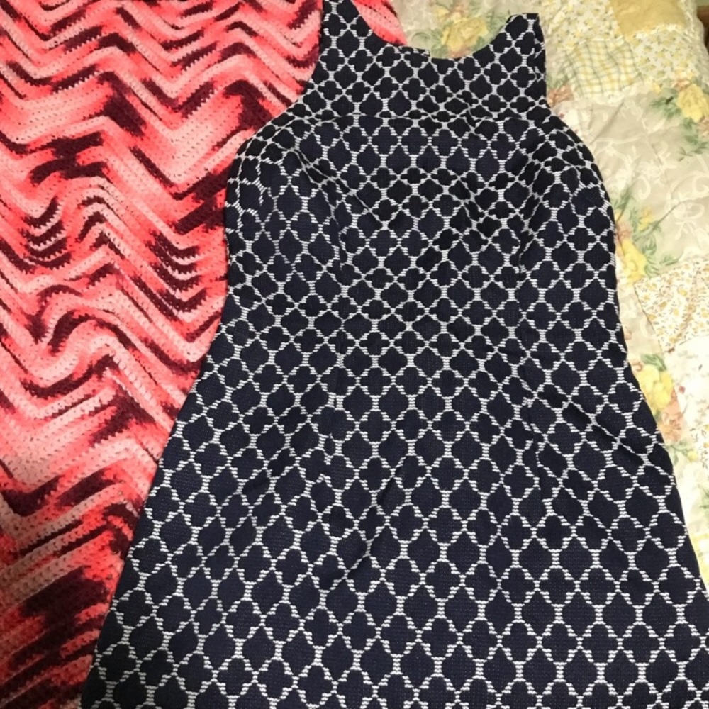Triangle open back midi dress